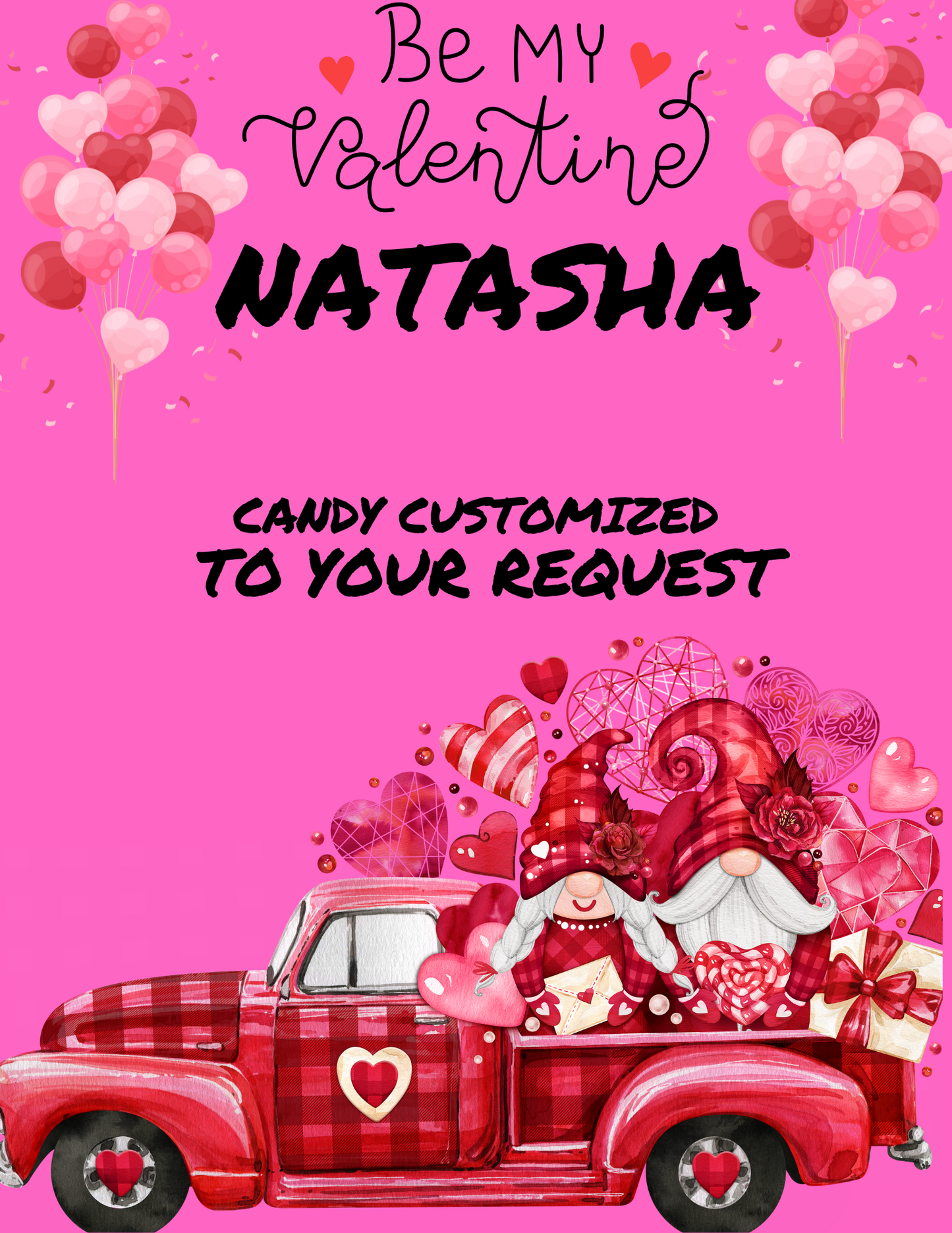 Custom Jumbo Valentine’s Day Cards