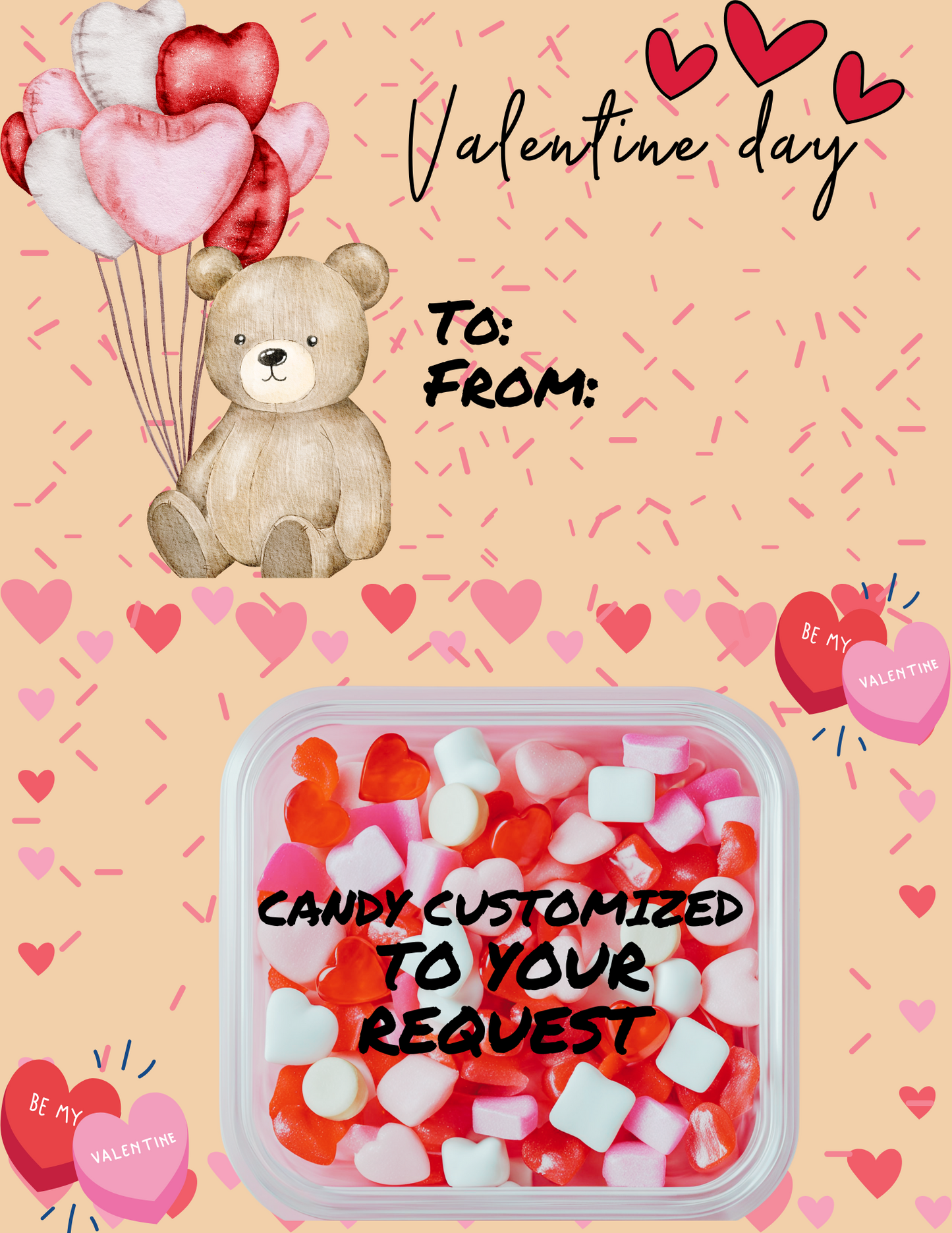 Custom Jumbo Valentine’s Day Cards